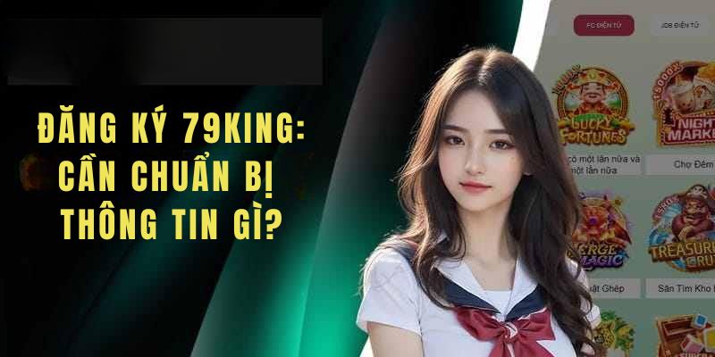 Người chơi cần chuẩn bị các thông tin được yêu cầu trong quá trình đăng ký tại 79king